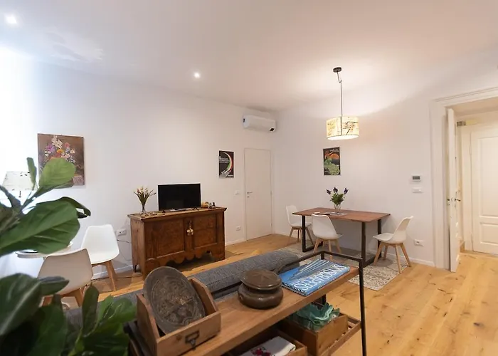 In The Center Of Apartment